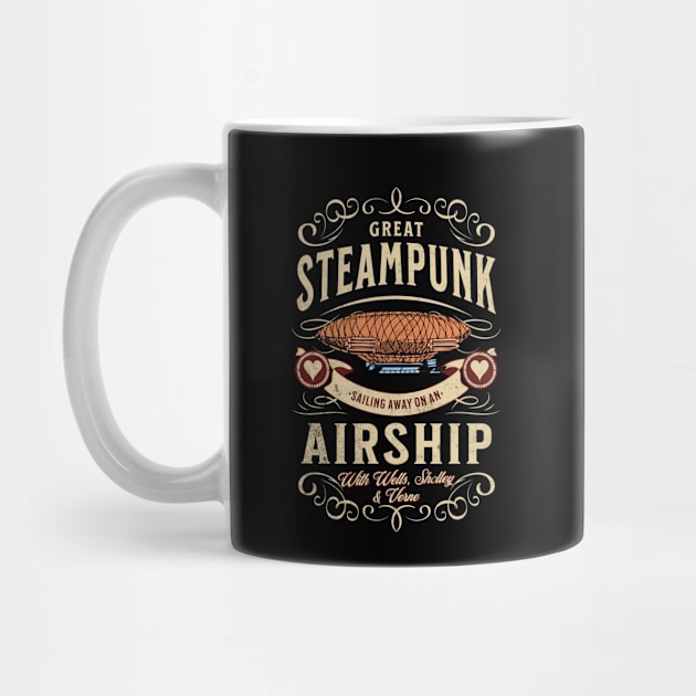 Steampunk Airship by letnothingstopyou